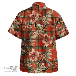 Scottish MacDonald of Belfinlay Ancient Clan Tartan Hawaiian Shirt - Tropical Old Style Scottish Plaid Tartan Plaid