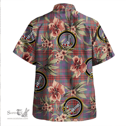 Scottish MacCall Weathered Clan Tartan Hawaiian Shirt - Tropical Old Style Scottish Plaid Tartan Plaid