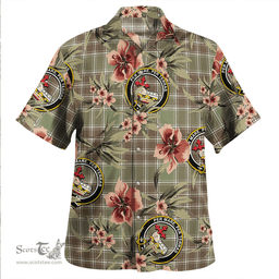Scottish MacDonald Lord of the Isles Hunting Weathered Clan Tartan Hawaiian Shirt - Tropical Old Style Scottish Plaid Tartan Plaid