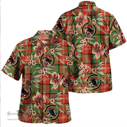 Scottish Nisbet (Nisbit) Ancient Clan Tartan Hawaiian Shirt - Tropical Old Style Scottish Plaid Tartan Plaid