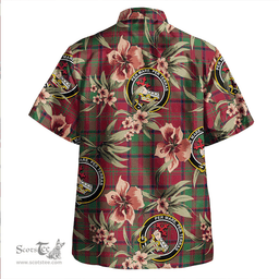 Scottish MacDonald of Glencoe (Donald of Glencoe) Modern Clan Tartan Hawaiian Shirt - Tropical Old Style Scottish Plaid Tartan Plaid