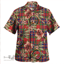 Scottish MacIntyre Modern Clan Tartan Hawaiian Shirt - Tropical Old Style Scottish Plaid Tartan Plaid