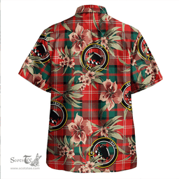 Scottish Nisbet (Nisbit) Modern Clan Tartan Hawaiian Shirt - Tropical Old Style Scottish Plaid Tartan Plaid