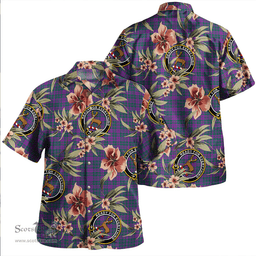 Scottish Rae Modern Clan Tartan Hawaiian Shirt - Tropical Old Style Scottish Plaid Tartan Plaid