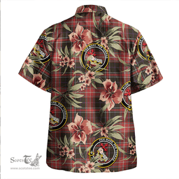 Scottish MacDonald Sir John A (Donald Sir John A) Weathered Clan Tartan Hawaiian Shirt - Tropical Old Style Scottish Plaid Tartan Plaid