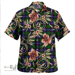 Scottish Russell Modern Clan Tartan Hawaiian Shirt - Tropical Old Style Scottish Plaid Tartan Plaid