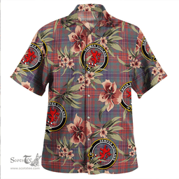 Scottish Wilson Weathered Clan Tartan Hawaiian Shirt - Tropical Old Style Scottish Plaid Tartan Plaid