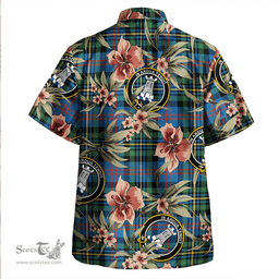 Scottish MacCallum of Berwick Ancient Clan Tartan Hawaiian Shirt - Tropical Old Style Scottish Plaid Tartan Plaid