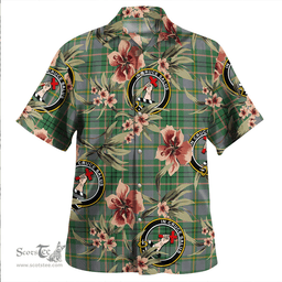 Scottish Taylor Weathered Clan Tartan Hawaiian Shirt - Tropical Old Style Scottish Plaid Tartan Plaid