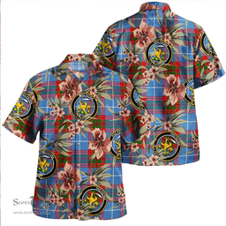 Scottish Newton Clan Tartan Hawaiian Shirt - Tropical Old Style Scottish Plaid Tartan Plaid