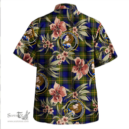 Scottish More (Muir) Clan Tartan Hawaiian Shirt - Tropical Old Style Scottish Plaid Tartan Plaid