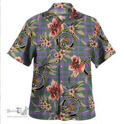 Scottish Rae Ancient Clan Tartan Hawaiian Shirt - Tropical Old Style Scottish Plaid Tartan Plaid
