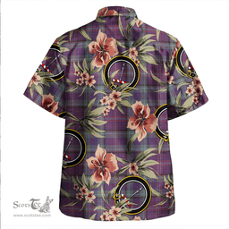 Scottish Rankin Weathered Clan Tartan Hawaiian Shirt - Tropical Old Style Scottish Plaid Tartan Plaid
