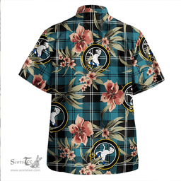 Scottish Swan Ancient Clan Tartan Hawaiian Shirt - Tropical Old Style Scottish Plaid Tartan Plaid