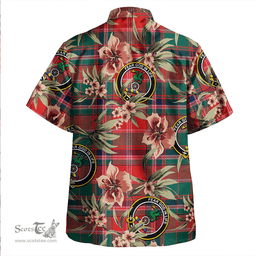 Scottish Somerville Modern Clan Tartan Hawaiian Shirt - Tropical Old Style Scottish Plaid Tartan Plaid