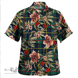 Scottish MacLeod of Harris (MacLeod Hunting) Modern Clan Tartan Hawaiian Shirt - Tropical Old Style Scottish Plaid Tartan Plaid