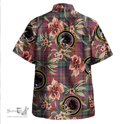 Scottish MacInroy Weathered Clan Tartan Hawaiian Shirt - Tropical Old Style Scottish Plaid Tartan Plaid