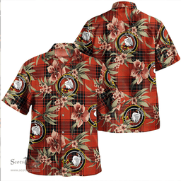 Scottish Wemyss Ancient Clan Tartan Hawaiian Shirt - Tropical Old Style Scottish Plaid Tartan Plaid
