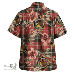 Scottish Marjoribanks Weathered Clan Tartan Hawaiian Shirt - Tropical Old Style Scottish Plaid Tartan Plaid
