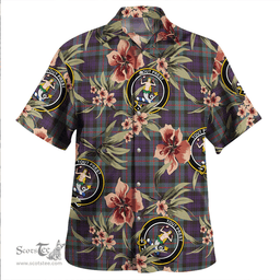 Scottish Murray Weathered Clan Tartan Hawaiian Shirt - Tropical Old Style Scottish Plaid Tartan Plaid