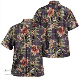 Scottish Murray Weathered Clan Tartan Hawaiian Shirt - Tropical Old Style Scottish Plaid Tartan Plaid