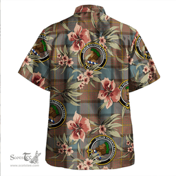 Scottish Muir Weathered Clan Tartan Hawaiian Shirt - Tropical Old Style Scottish Plaid Tartan Plaid