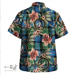 Scottish Syme Ancient Clan Tartan Hawaiian Shirt - Tropical Old Style Scottish Plaid Tartan Plaid