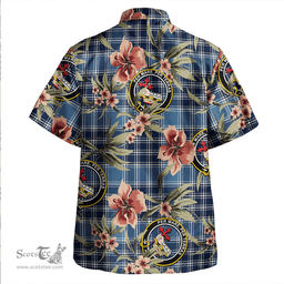 Scottish MacDonald Lord of the Isles Hunting Blue (Donald Lord of the Isles Hunting Blue) Modern Clan Tartan Hawaiian Shirt - Tropical Old Style Scottish Plaid Tartan Plaid