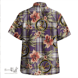 Scottish Maver Dress Weathered Clan Tartan Hawaiian Shirt - Tropical Old Style Scottish Plaid Tartan Plaid