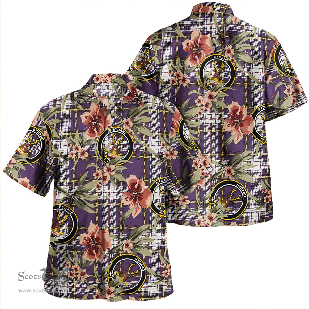 Scottish Maver Dress Weathered Clan Tartan Hawaiian Shirt - Tropical Old Style Scottish Plaid Tartan Plaid