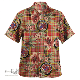 Scottish Ogilvie of Strathallan Modern Clan Tartan Hawaiian Shirt - Tropical Old Style Scottish Plaid Tartan Plaid