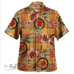 Scottish MacBrair Ancient Clan Tartan Hawaiian Shirt - Tropical Old Style Scottish Plaid Tartan Plaid