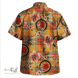 Scottish MacBrair Ancient Clan Tartan Hawaiian Shirt - Tropical Old Style Scottish Plaid Tartan Plaid