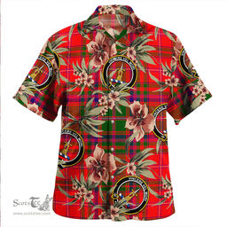 Scottish MacDowall Clan Tartan Hawaiian Shirt - Tropical Old Style Scottish Plaid Tartan Plaid