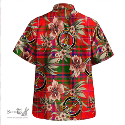 Scottish MacDowall Clan Tartan Hawaiian Shirt - Tropical Old Style Scottish Plaid Tartan Plaid