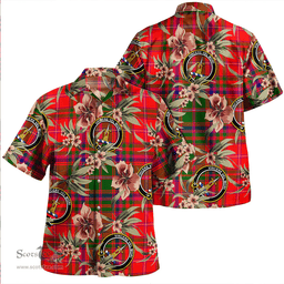 Scottish MacDowall Clan Tartan Hawaiian Shirt - Tropical Old Style Scottish Plaid Tartan Plaid