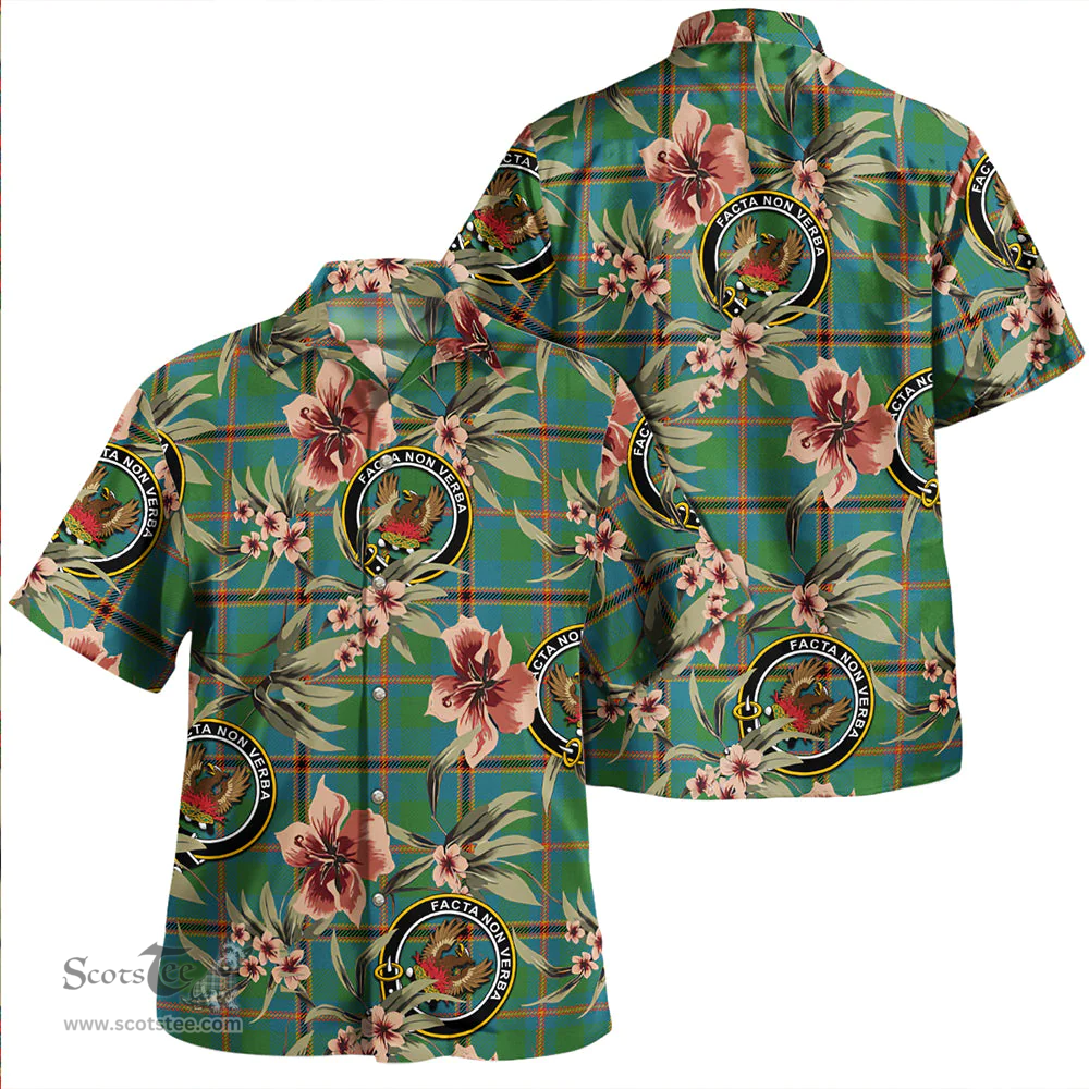 Scottish Snodgrass Ancient Clan Tartan Hawaiian Shirt - Tropical Old Style Scottish Plaid Tartan Plaid