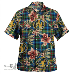 Scottish Smith (MacGowan Hunting) Modern Clan Tartan Hawaiian Shirt - Tropical Old Style Scottish Plaid Tartan Plaid