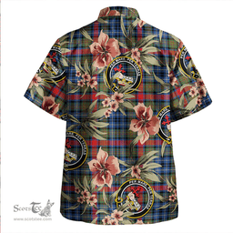 Scottish MacDonald of P.E. Island (Donald of P.E. Island) Modern Clan Tartan Hawaiian Shirt - Tropical Old Style Scottish Plaid Tartan Plaid