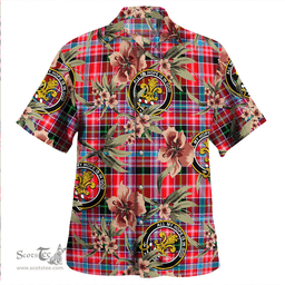 Scottish Udny Clan Tartan Hawaiian Shirt - Tropical Old Style Scottish Plaid Tartan Plaid