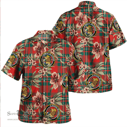 Scottish MacGregor (Gregor) Modern Clan Tartan Hawaiian Shirt - Tropical Old Style Scottish Plaid Tartan Plaid