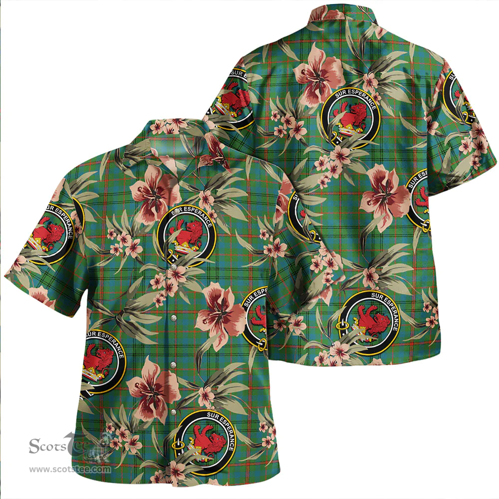 Scottish Moncrieffe of Atholl Ancient Clan Tartan Hawaiian Shirt - Tropical Old Style Scottish Plaid Tartan Plaid