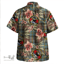 Scottish MacLeod of Skeabost Weathered Clan Tartan Hawaiian Shirt - Tropical Old Style Scottish Plaid Tartan Plaid