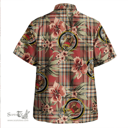 Scottish MacGill Weathered Clan Tartan Hawaiian Shirt - Tropical Old Style Scottish Plaid Tartan Plaid