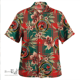 Scottish Middleton Weathered Clan Tartan Hawaiian Shirt - Tropical Old Style Scottish Plaid Tartan Plaid