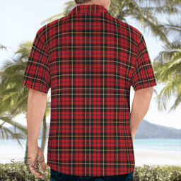Scottish Wallace Clan Badge Tartan Hawaii Shirt Crest Tartan Plaid Shirt Scottish Plaid Tartan Plaid - ScotsTee - scotstee.com