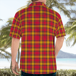 Scottish Scrymgeour Clan Badge Tartan Hawaii Shirt Crest Tartan Plaid Shirt Scottish Plaid Tartan Plaid - ScotsTee - scotstee.com