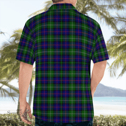 Scottish Macthomas Clan Badge Tartan Hawaii Shirt Crest Tartan Plaid Shirt Scottish Plaid Tartan Plaid - ScotsTee - scotstee.com