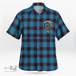 Scottish Wedderburn Clan Badge Tartan Hawaii Shirt Crest Tartan Plaid Shirt Scottish Plaid Tartan Plaid - ScotsTee - scotstee.com