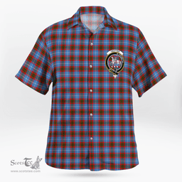 Scottish Trotter Clan Badge Tartan Hawaii Shirt Crest Tartan Plaid Shirt Scottish Plaid Tartan Plaid - ScotsTee - scotstee.com